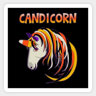 Candicorn the Halloween Unicorn Sticker